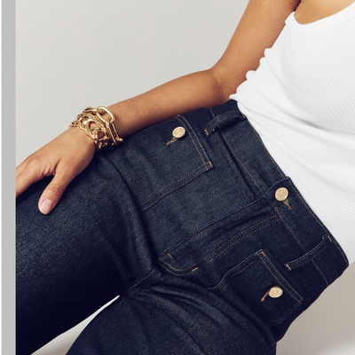 Elevated Wide-Leg Jeans