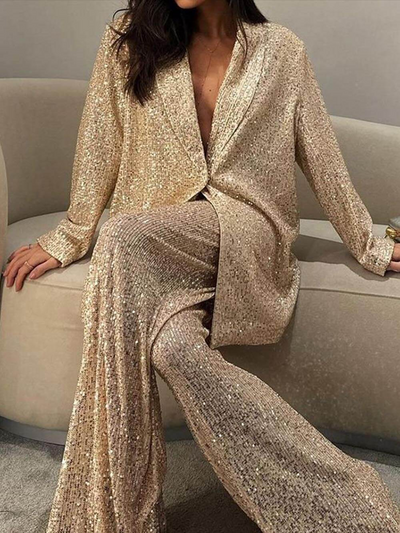 Luxe Sequin Two-Piece Set