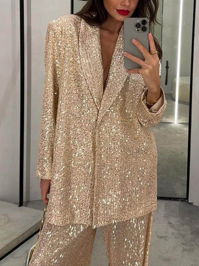 Luxe Sequin Two-Piece Set