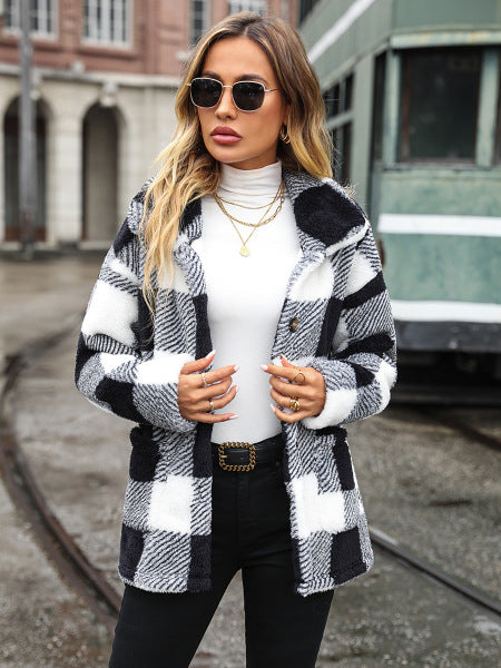 Plaid Plush jacket