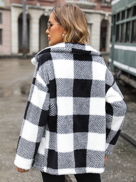 Plaid Plush jacket