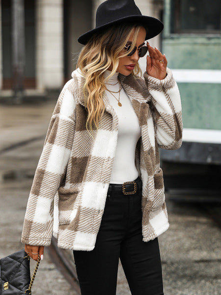 Plaid Plush jacket