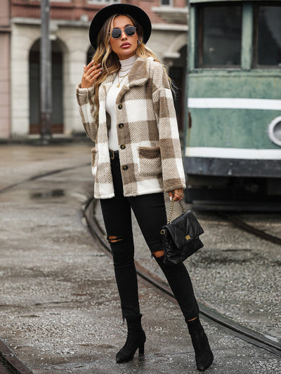 Plaid Plush jacket