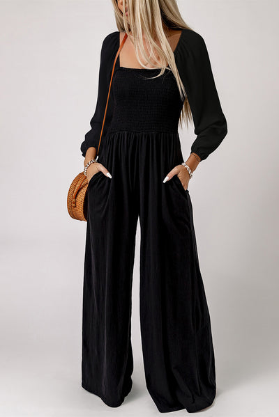 Wide leg jumpsuit