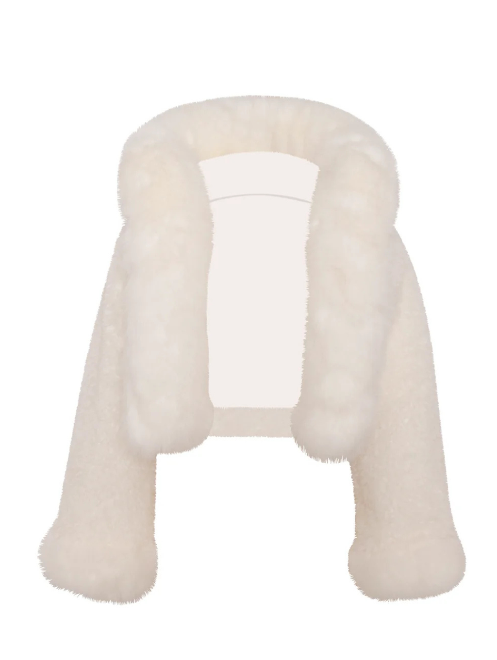 Sofia Plush Faux Fur Coat With Hood