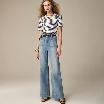 Elevated Wide-Leg Jeans