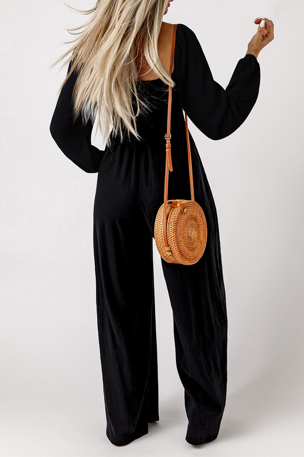 Wide leg jumpsuit