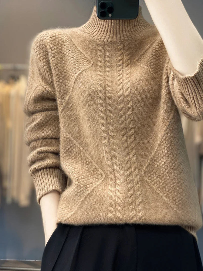 Amelie Cashmere Turtleneck