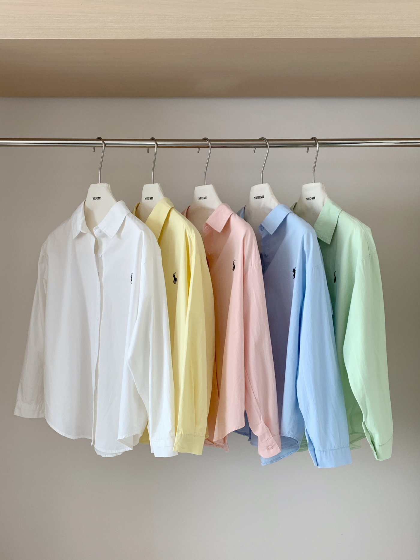 Timeless Pastel Button-Up Shirt