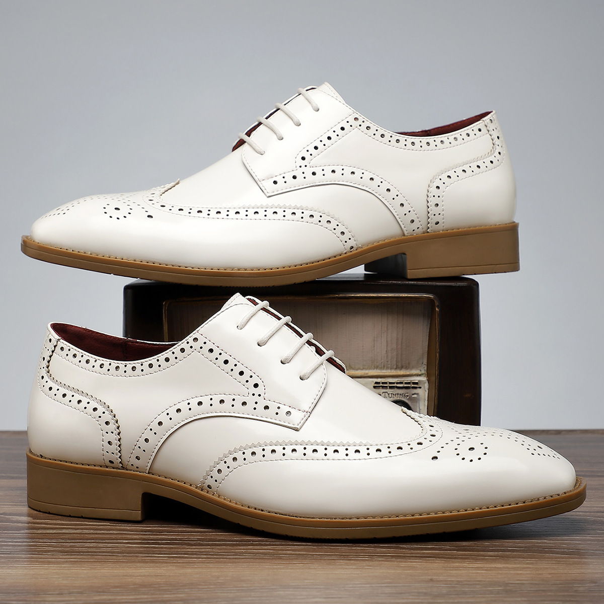 Cambridge Leather Brogue Dress Shoes