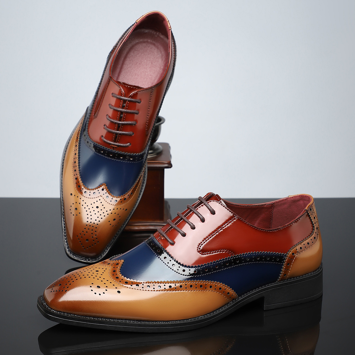 Cambridge Leather Brogue Dress Shoes