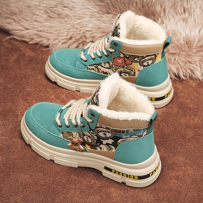 Teddy Liner High-Top Boots