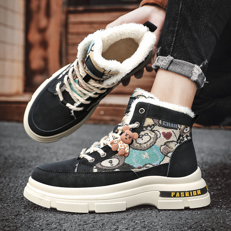 Teddy Liner High-Top Boots