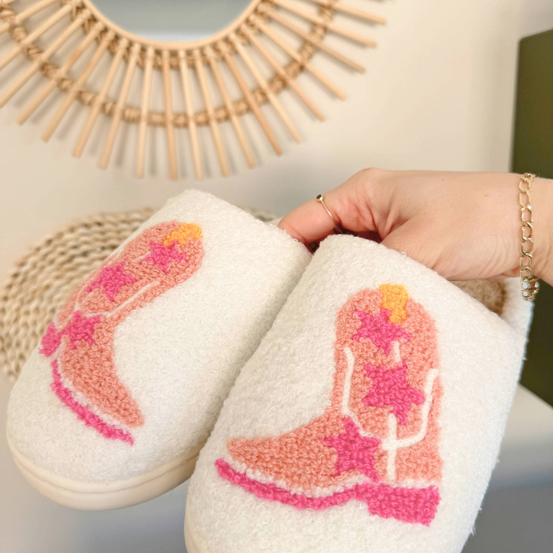 Cowboy Boots Slippers - Buy 1 Get 1 Free