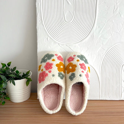 Livia Flower Slippers - Buy 1 Get 1 Free