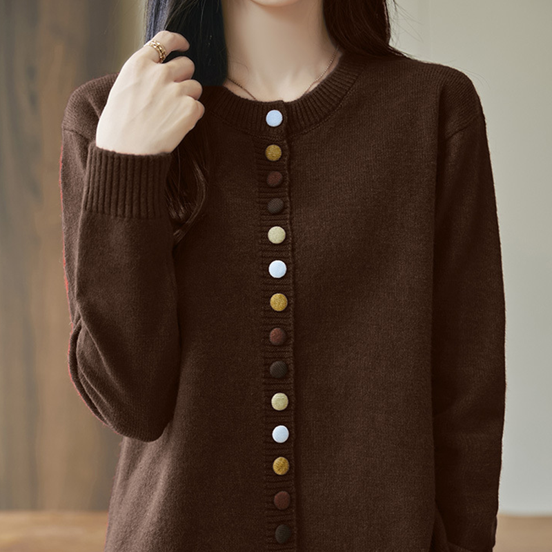 Chroma Button Cardigan