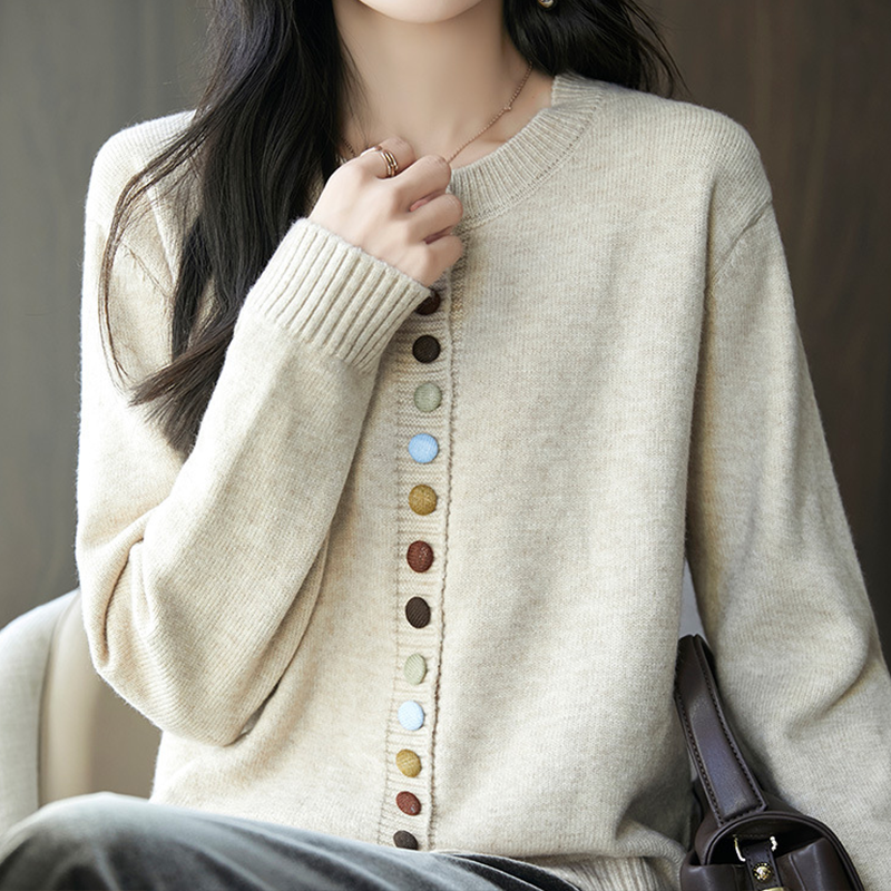 Chroma Button Cardigan