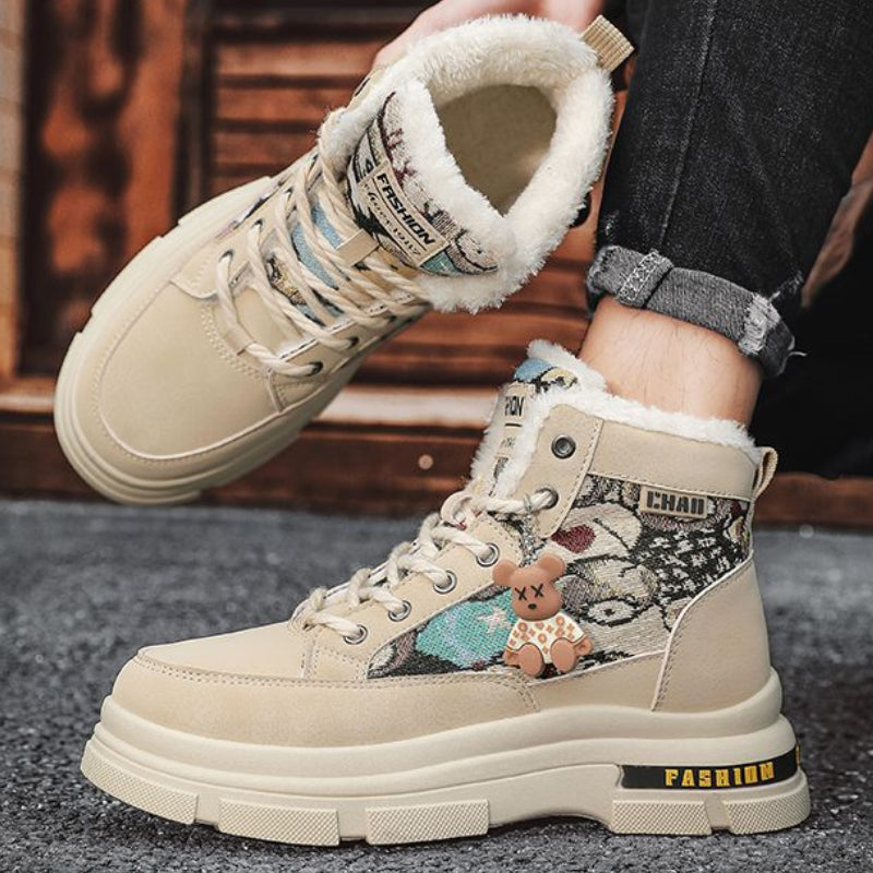 Teddy Liner High-Top Boots