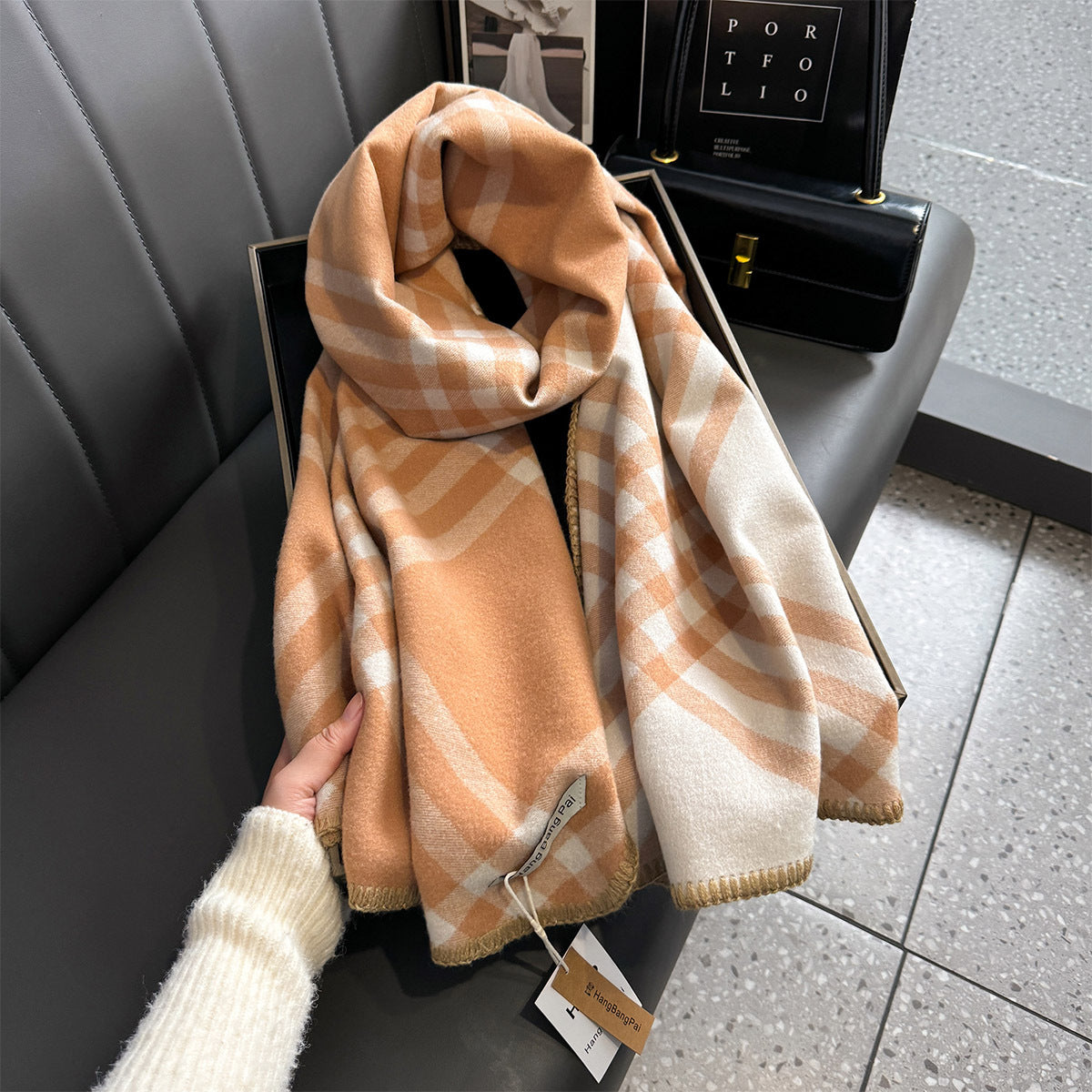 Plaid Luxe Scarf