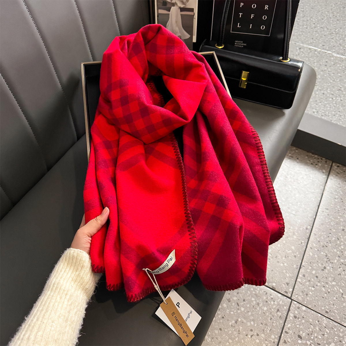 Plaid Luxe Scarf