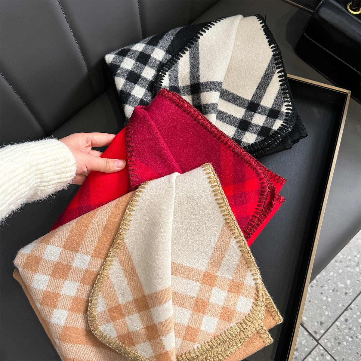 Plaid Luxe Scarf