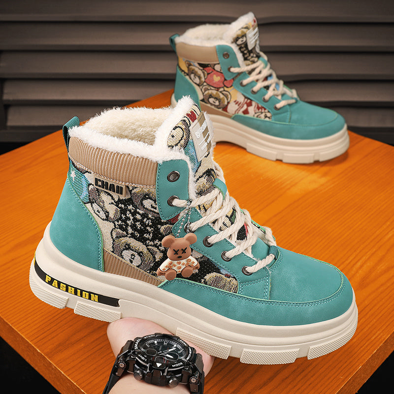 Teddy Liner High-Top Boots