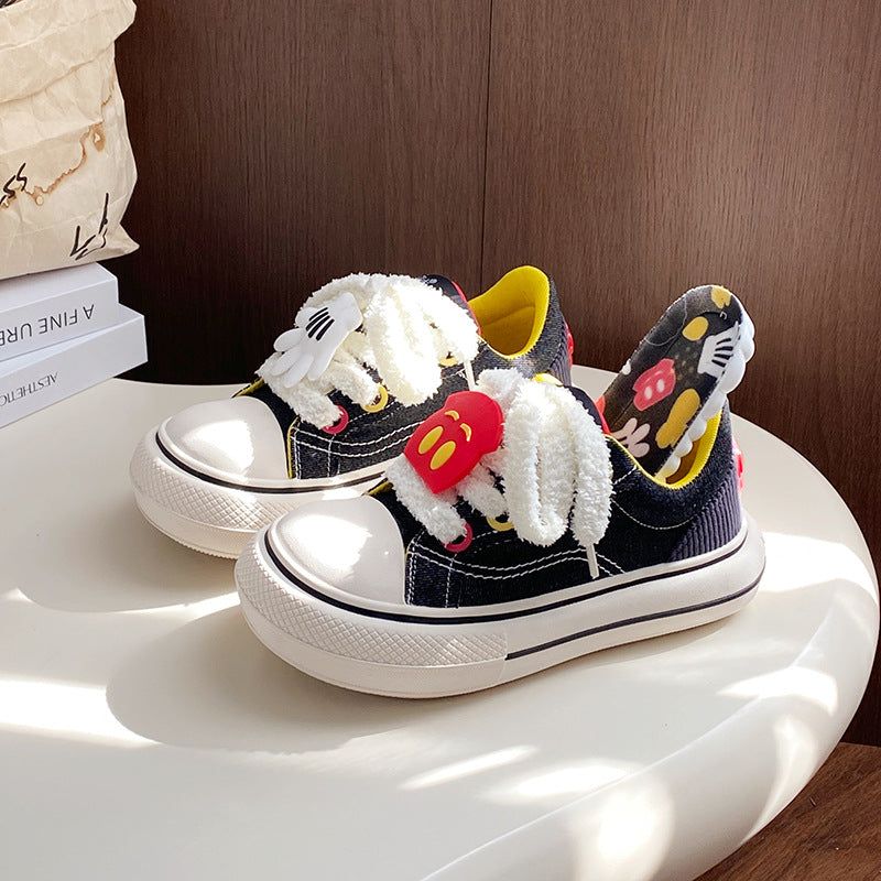 Playful Charm Canvas Sneakers