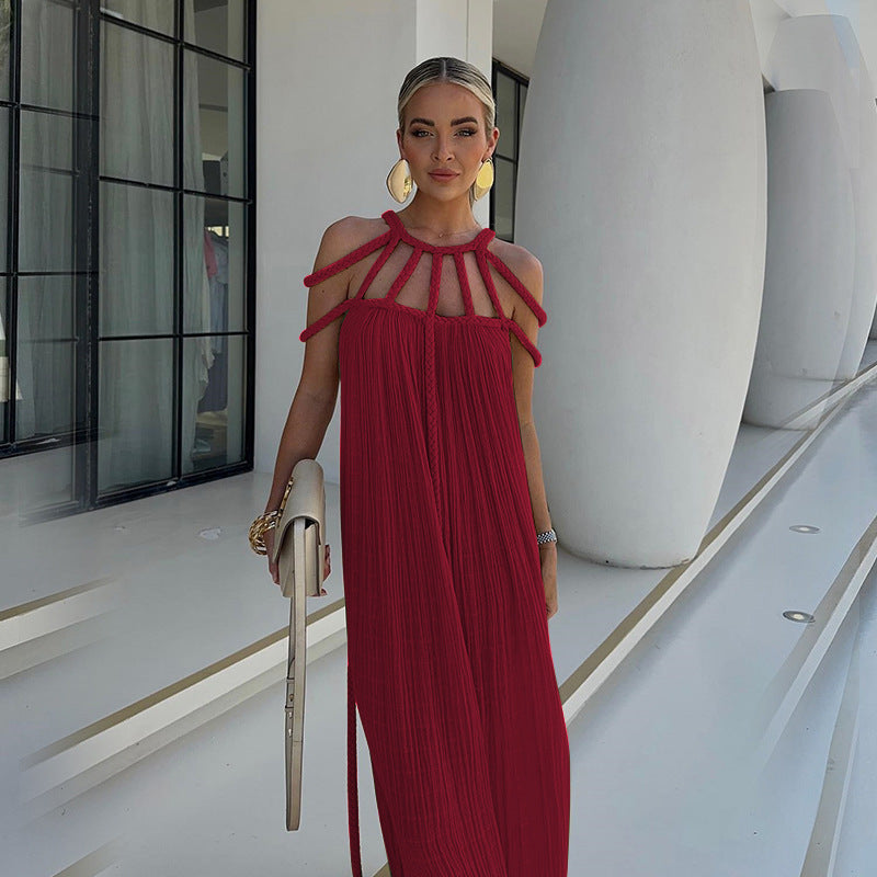 Celeste Rope-Strap Maxi Dress