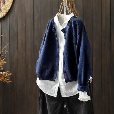 Rustic Charm Knit Cardigan