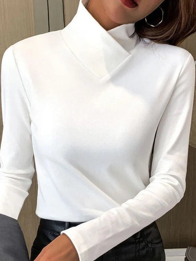 Anastasia™ | Elegant High Neck Turtleneck