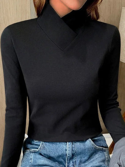 Anastasia™ | Elegant High Neck Turtleneck