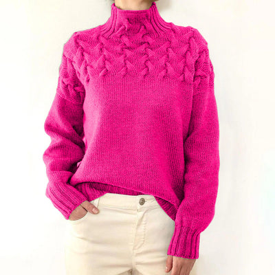 Sara - Knitted roll neck sweater