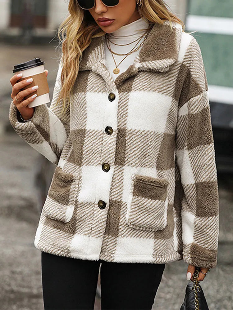 Plaid Plush jacket