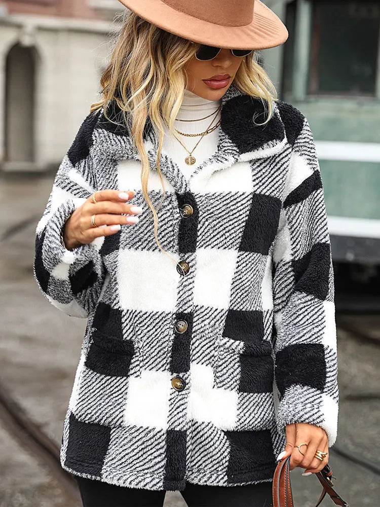 Plaid Plush jacket