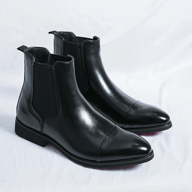 Lorenzo Genuine Leather Chelsea Boots