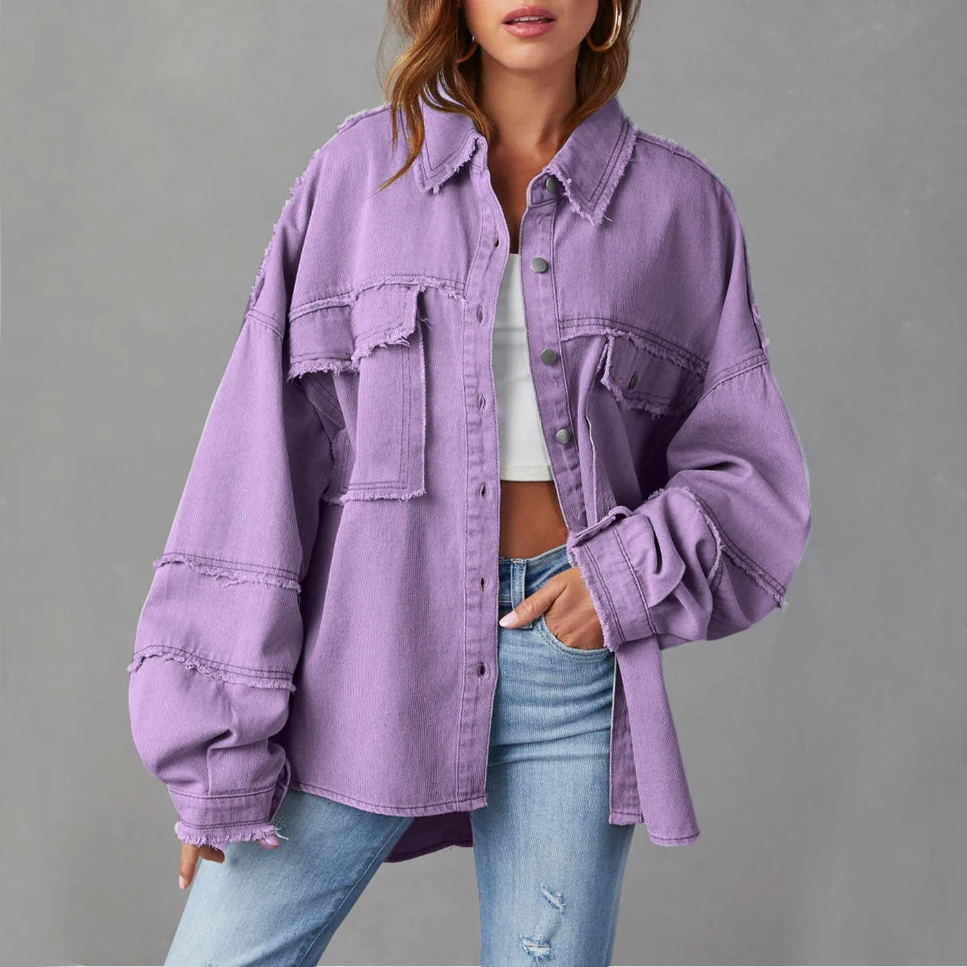 CELESTE VIBRANT DENIM JACKET