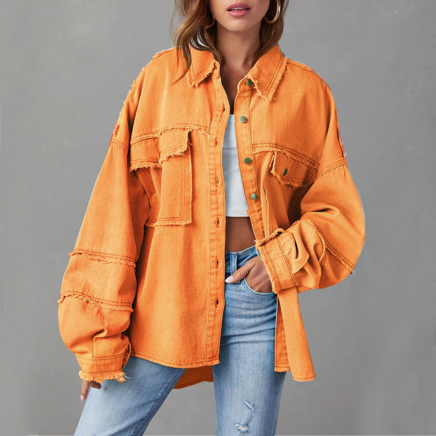 CELESTE VIBRANT DENIM JACKET