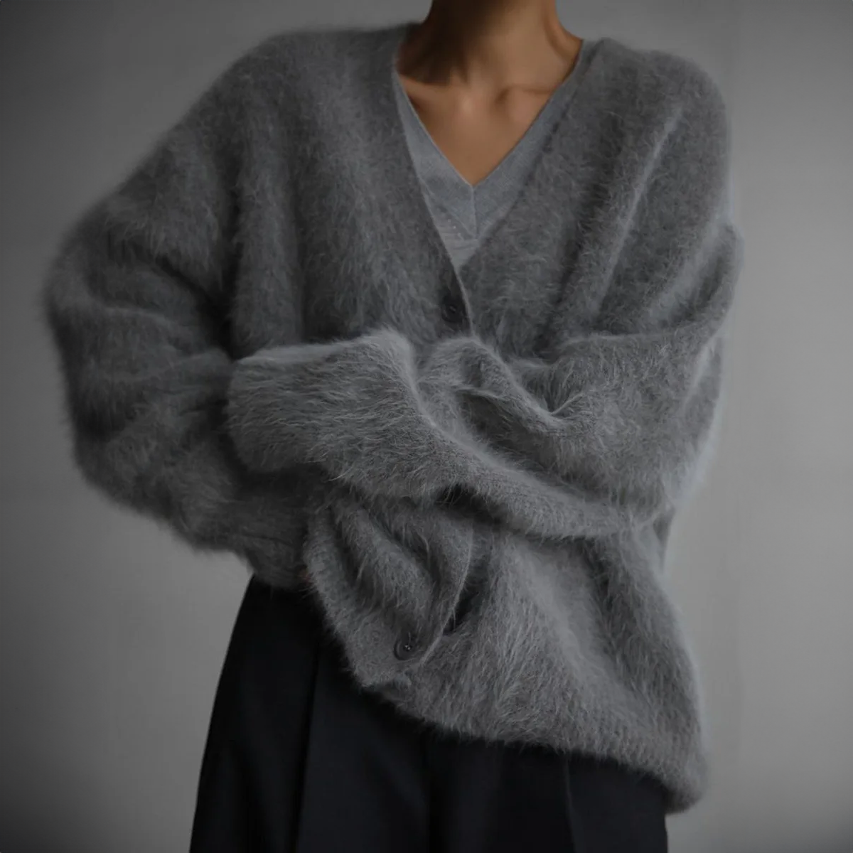 Wool Knitted Sweater Cardigan