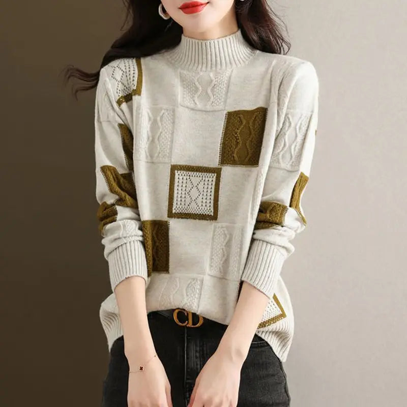 Mosaic Knit Sweater