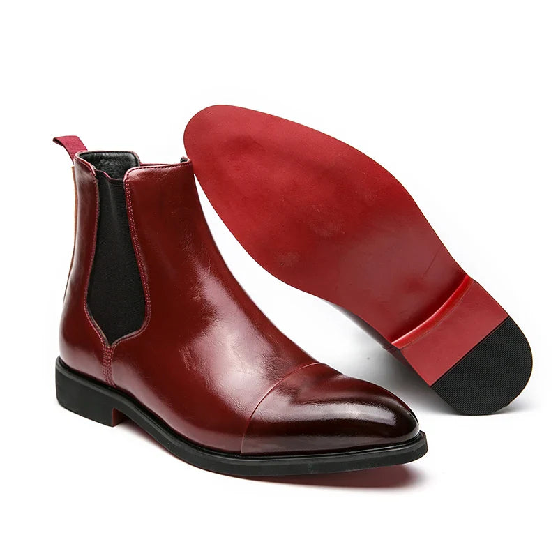 Lorenzo Genuine Leather Chelsea Boots