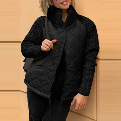 Quilted Knit Sleeve Jacket