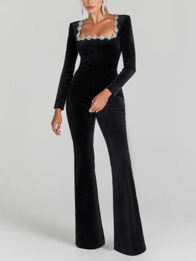 Velvet Embellished Evening Wear Collection