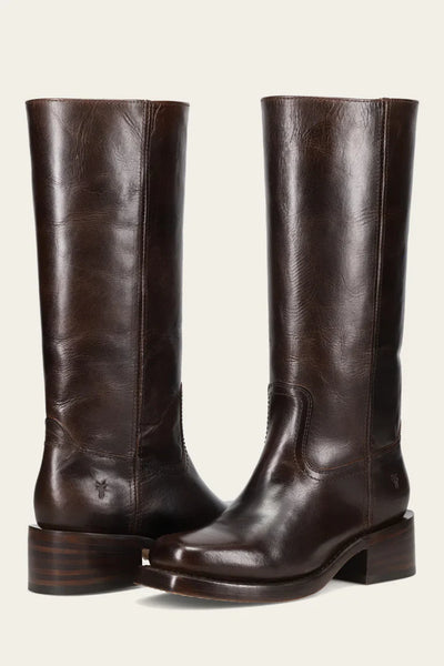 mid-calf leather boots