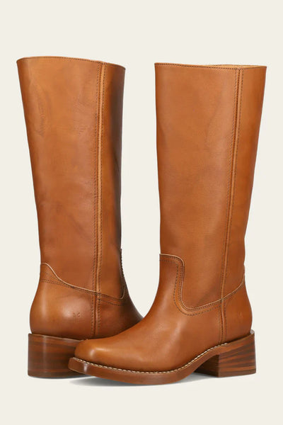 mid-calf leather boots