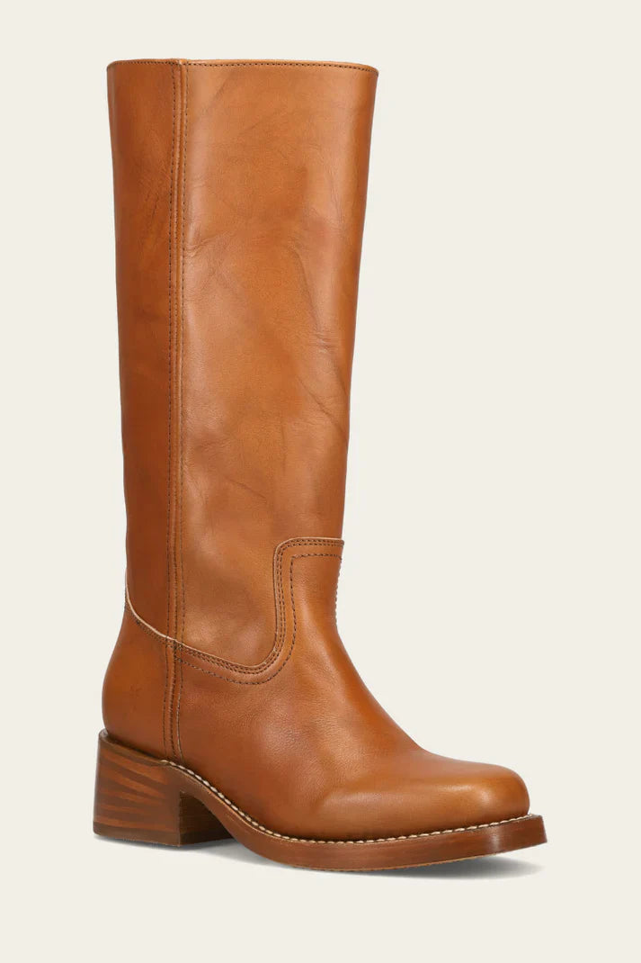 mid-calf leather boots