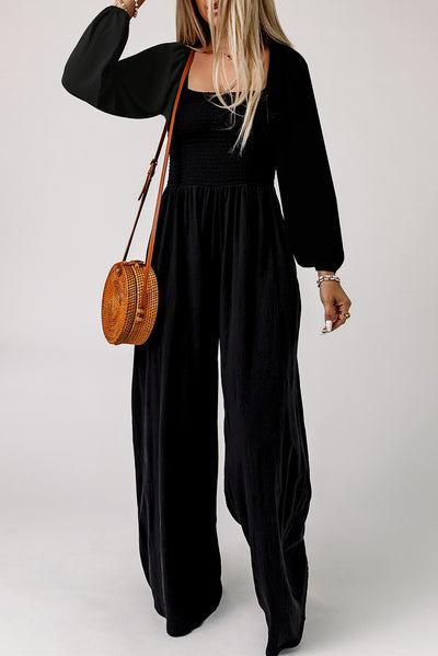 Wide leg jumpsuit