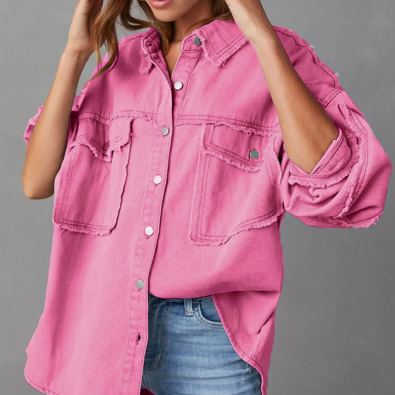 CELESTE VIBRANT DENIM JACKET