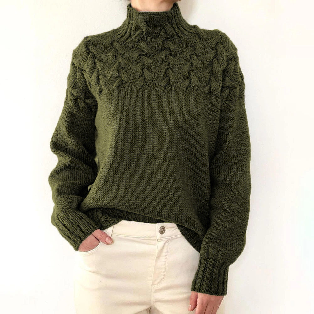 Sara - Knitted roll neck sweater