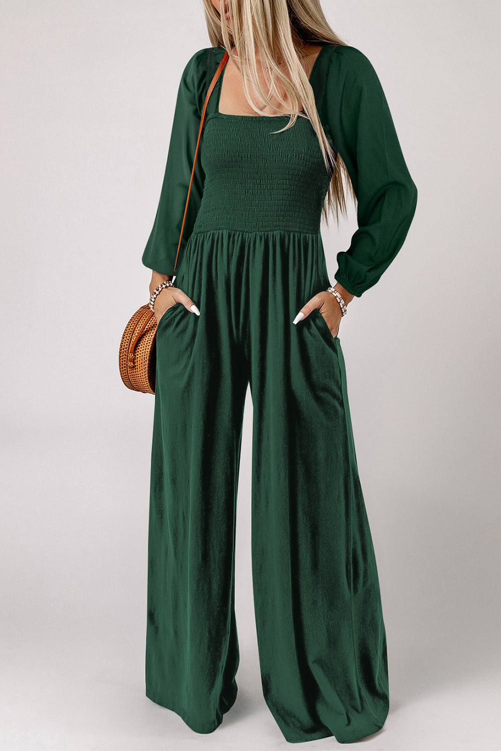 Wide leg jumpsuit