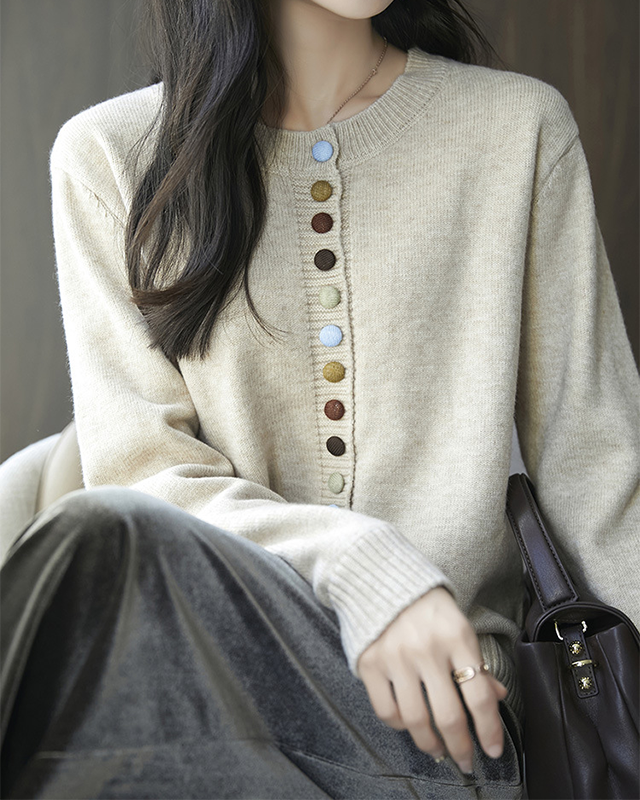 Chroma Button Cardigan